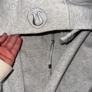Lululemon Athletica Light Gray Hoodie